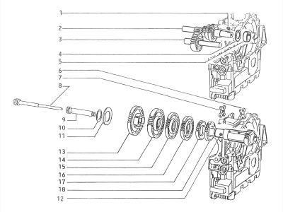 Gears - mainshaft